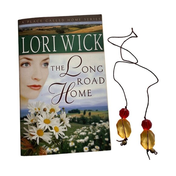 Beaded Luxury Bookmark Handmade Dangle Charm Red Gold 25 in Book Thong u - Picture 2 of 5